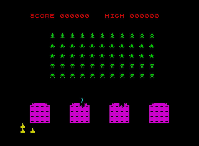 Space Intruders Spectrum