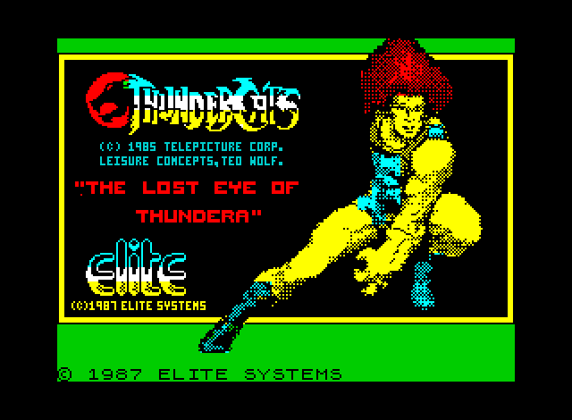 Pantalla de carga Thundercats