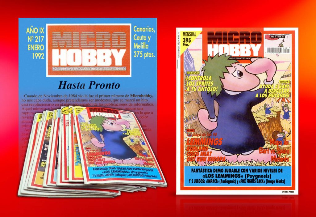 Último número Microhobby 217