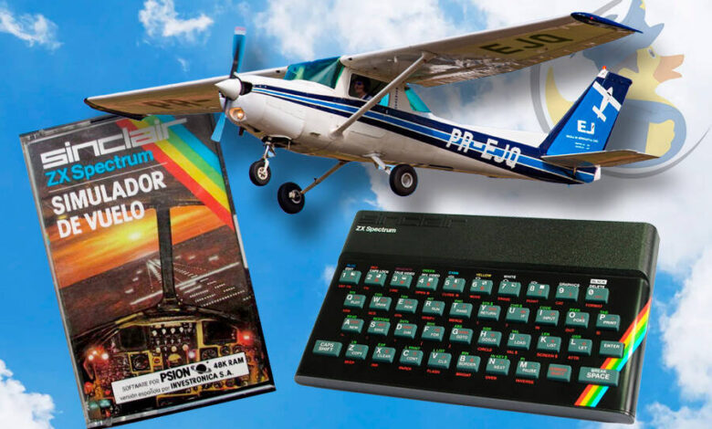 Simuladores de vuelo en el Sinclair ZX Spectrum
