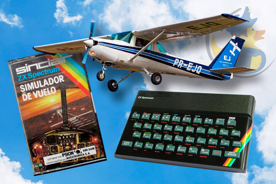 Simuladores de vuelo en el Sinclair ZX Spectrum