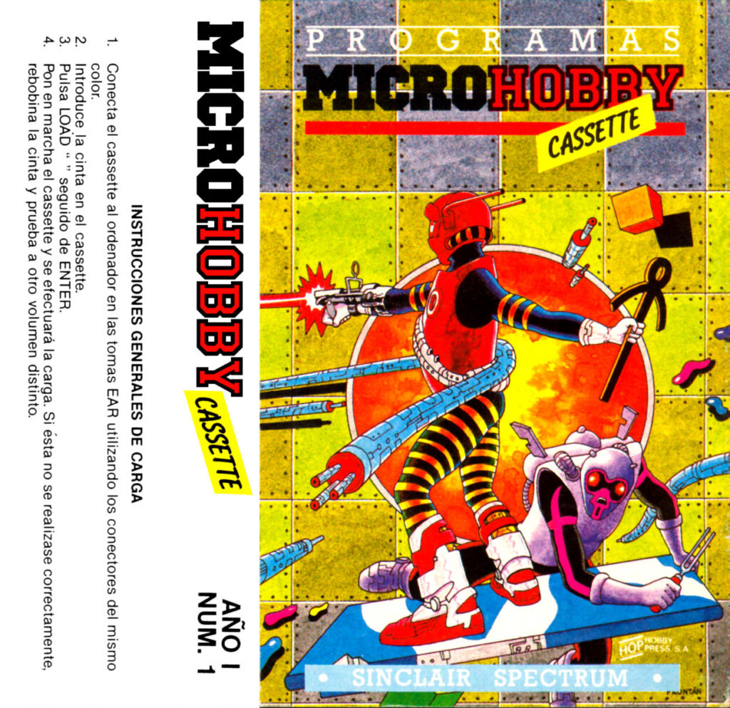 En Marzo de 1985, con una portada futurista, apareció por primera vez Microhobby Cassette.