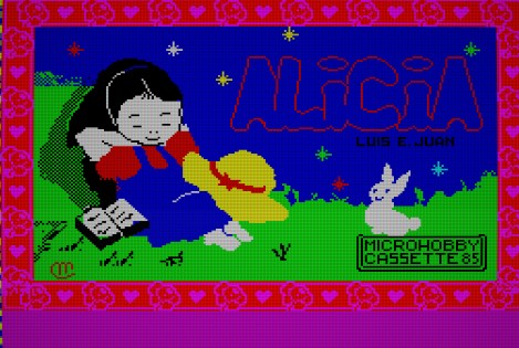 Alicia, una pantalla de carga que es una Maravilla.
