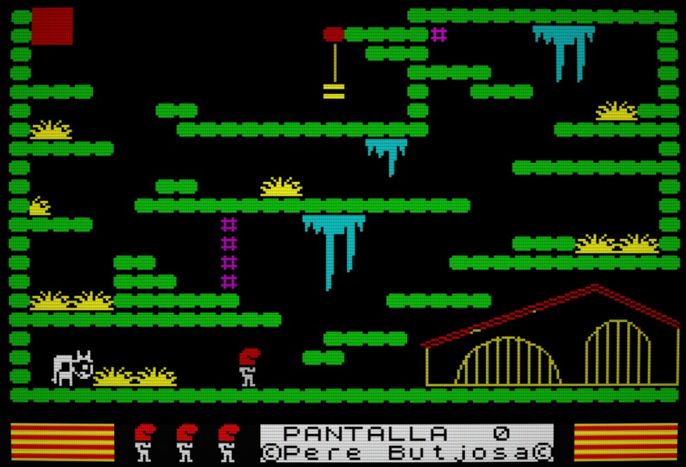 El Manic Miner catalán tuvo su espacio en Microhobby Cassette.