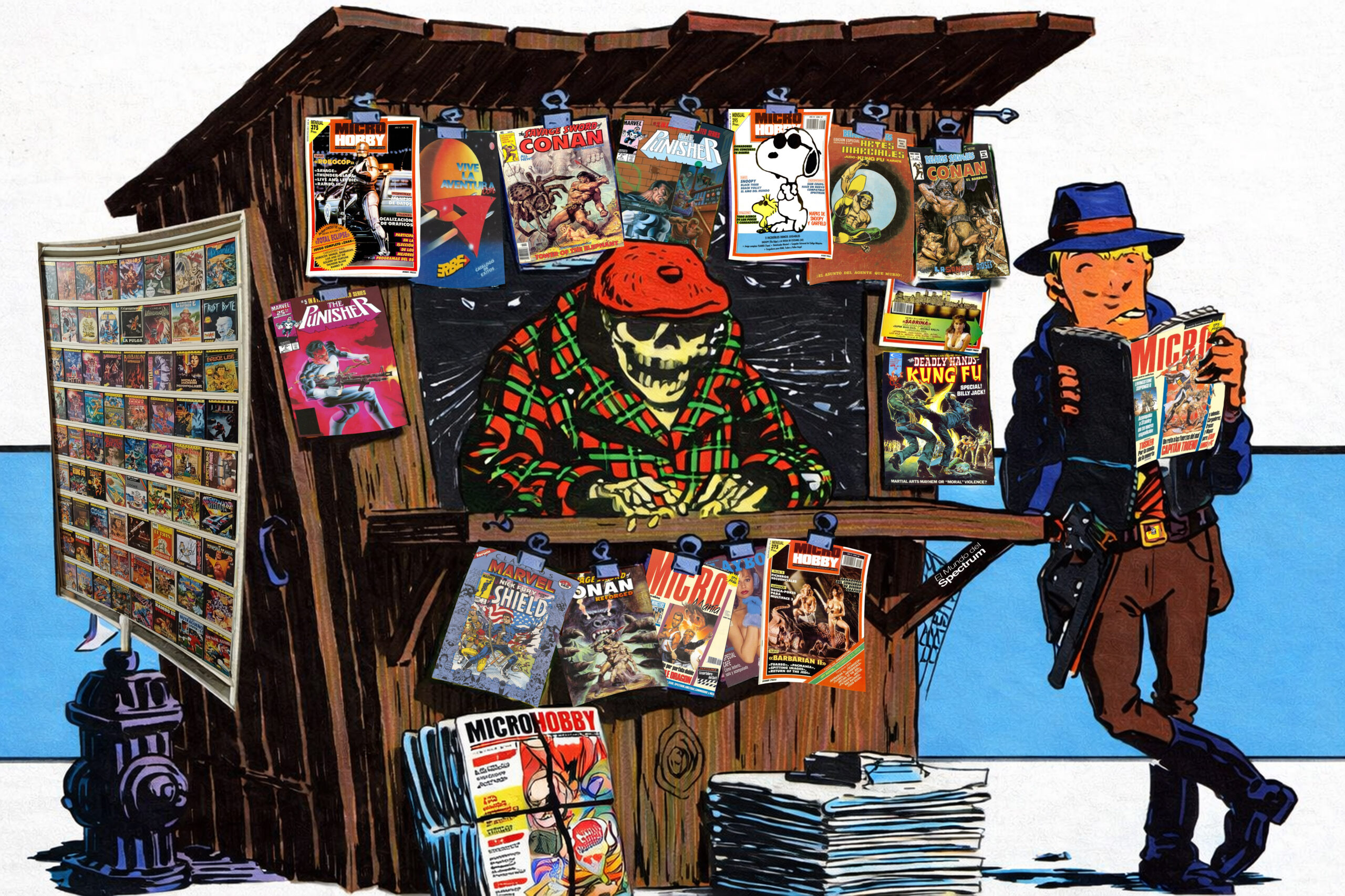 Kiosko comics, revistas juegos