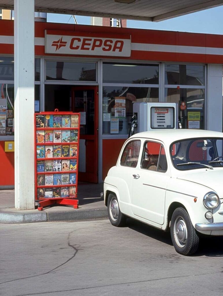 Expositor de gasolinera