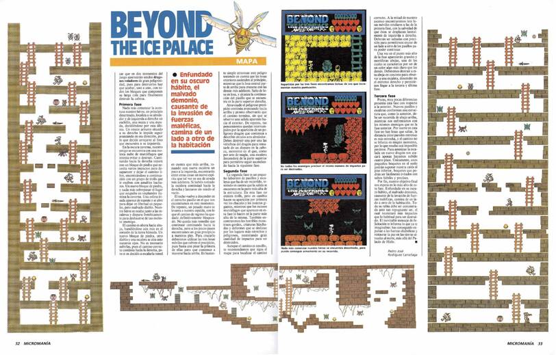 Beyond the ice palace mapa Micromanía