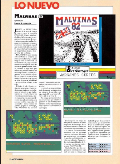 No todos los títulos nuevos disponían de una página completa en Micromanía...