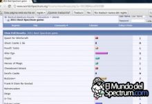 Votación del juego de 2011 en WOS