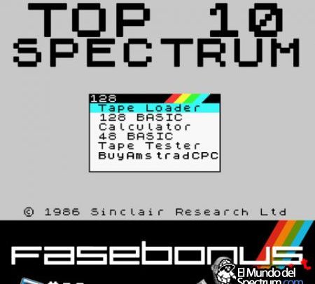 Fase Bonus #99: Top 10 SPECTRUM (II)