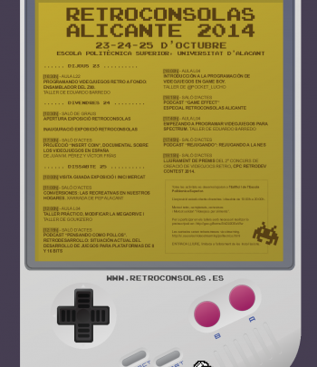 Retroconsolas Alicante 2014 ¿vas a faltar?