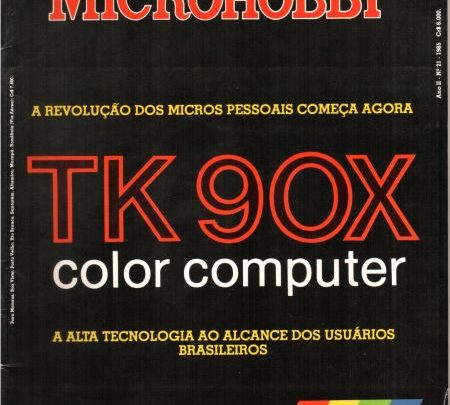 Artículo escaneado del lanzamiento de la TK90X