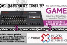 Sorteamos 3 reparaciones retro y 3 entradas dobles al Madrid Gaming Experience
