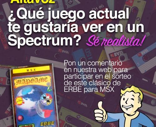 Altavoz: ¿Qué juego actual te gustaría ver en un Spectrum?